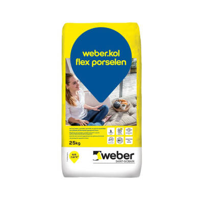 WEBER weberkol Flex Porselen Seramik Yapıştırıcı - 25 kg